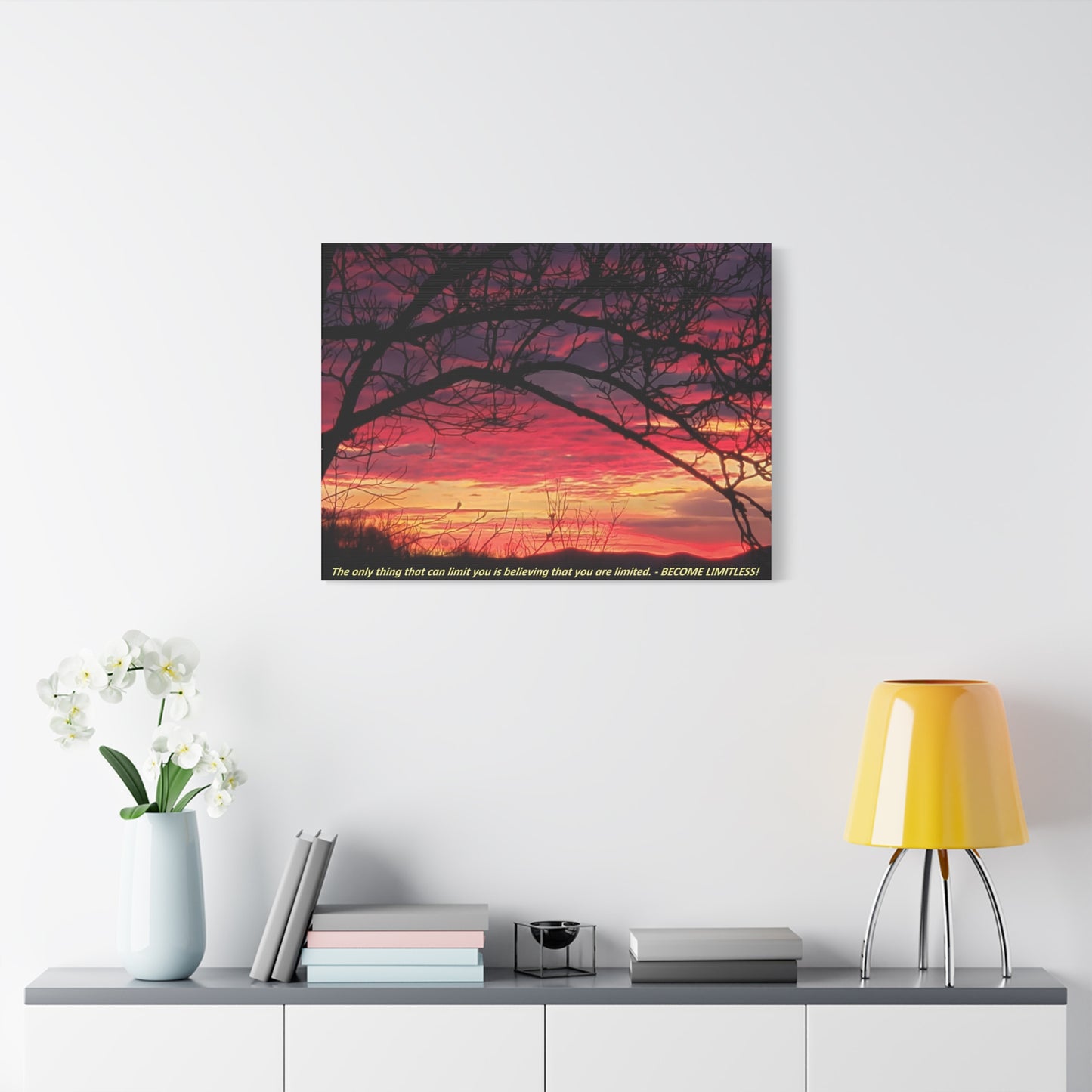 Nature's Edge Wall Canvas - "BECOME LIMITLESS!"