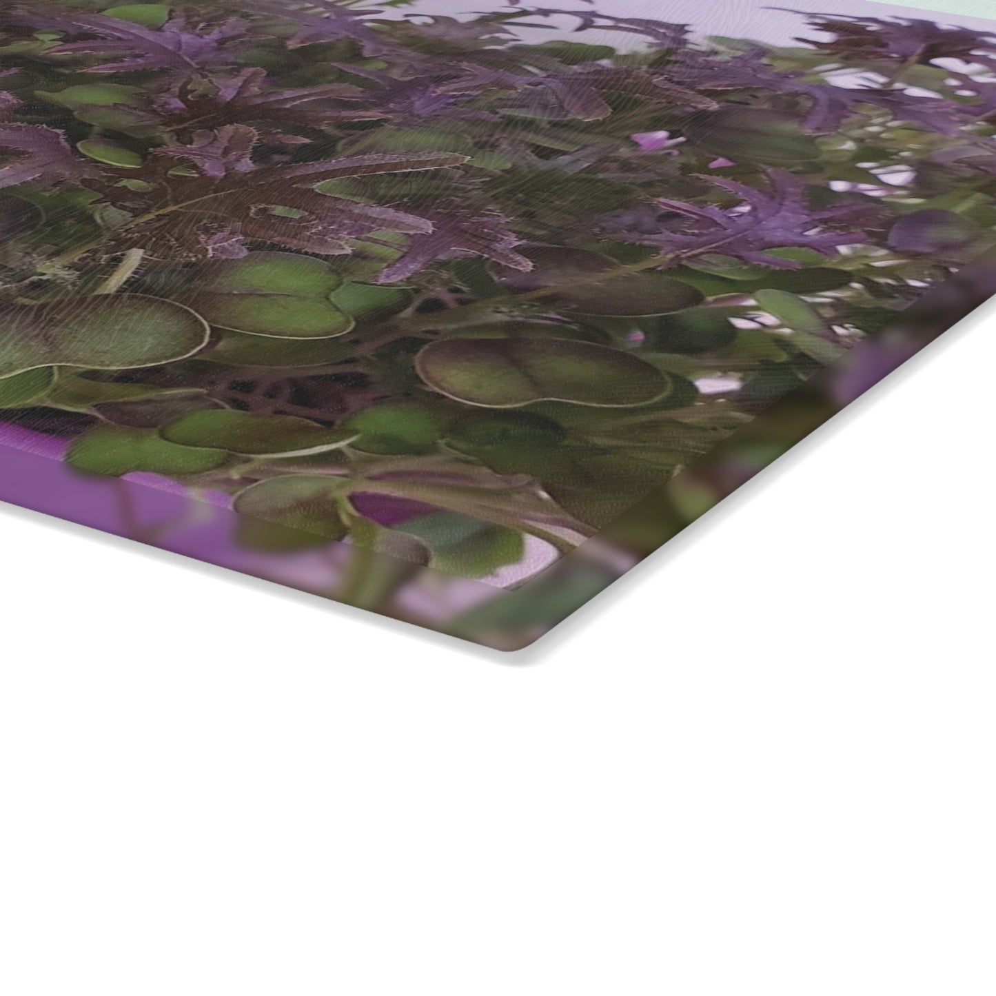 Glass Cutting Boards - "True Leaf Kale"