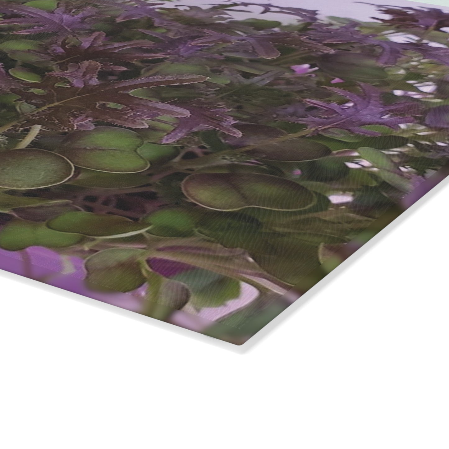 Glass Cutting Boards - "True Leaf Kale"